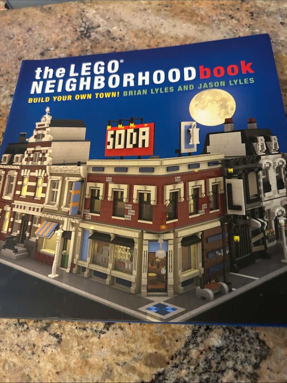 Lego Neighborhood Book - Blue, Red, White Cover